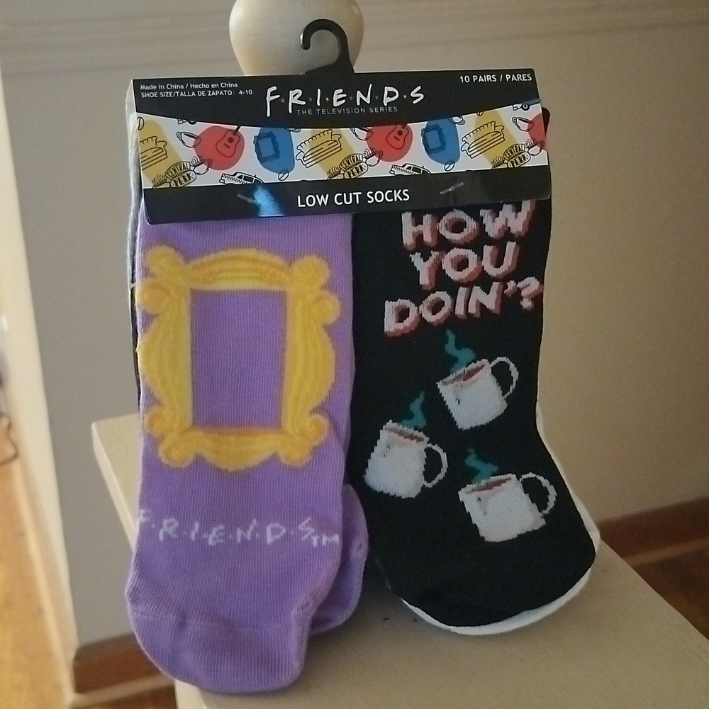 10-Pair Friends Low Cut Socks